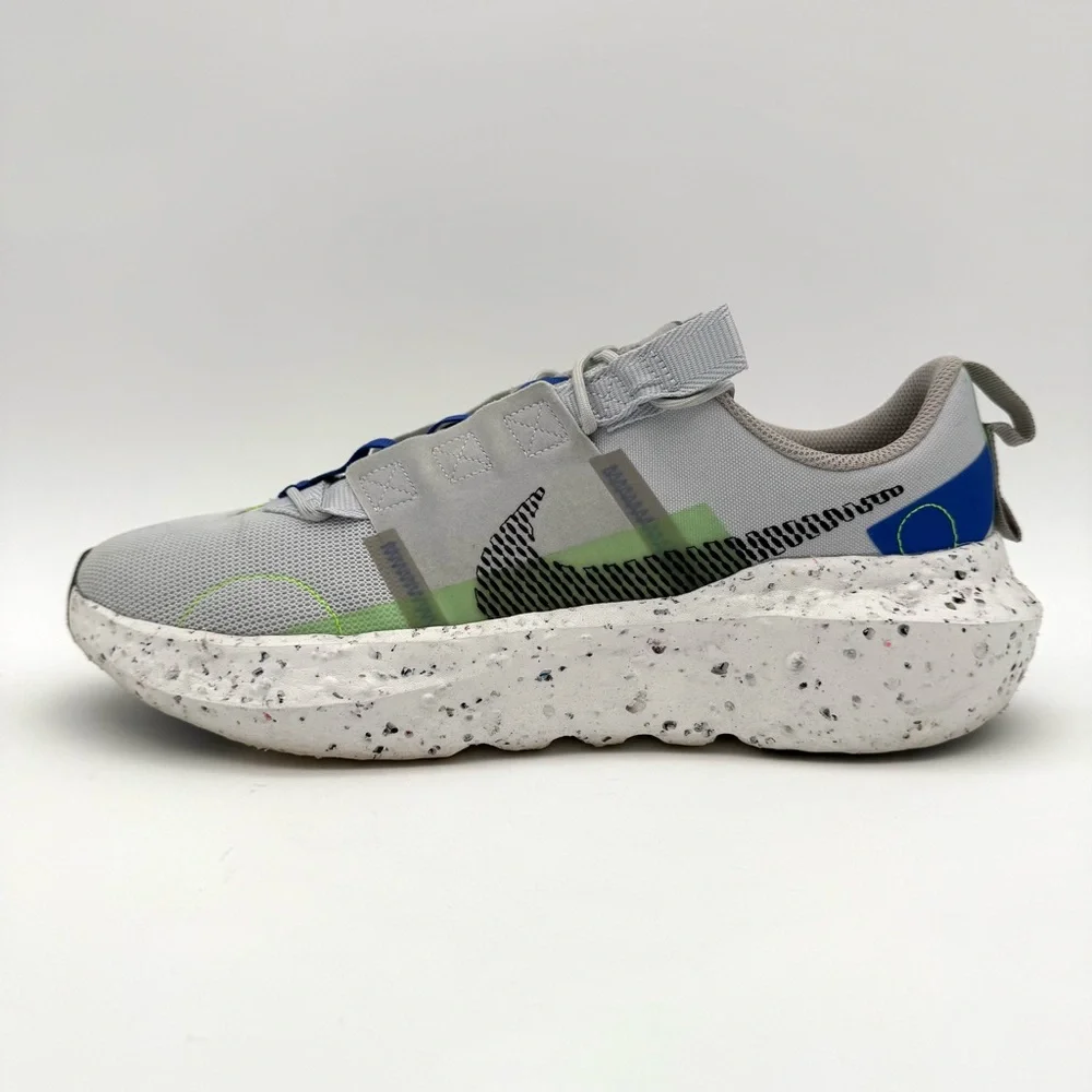 Nike Men's Crater Impact SE Size 11.5 Shoes 'Pure Platinum Black' DB2477-020
